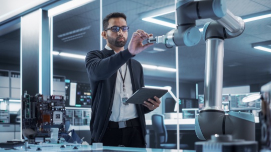 AI Engineer at work with Test Triangle